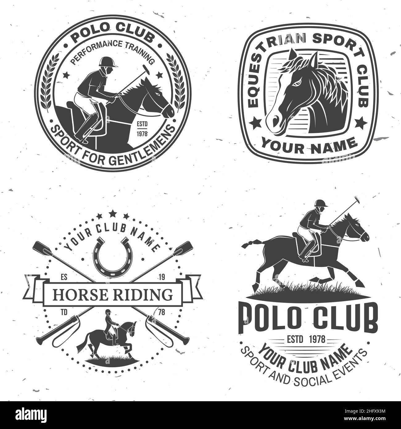 Girl riding horse sports Stock Vector Images - Alamy