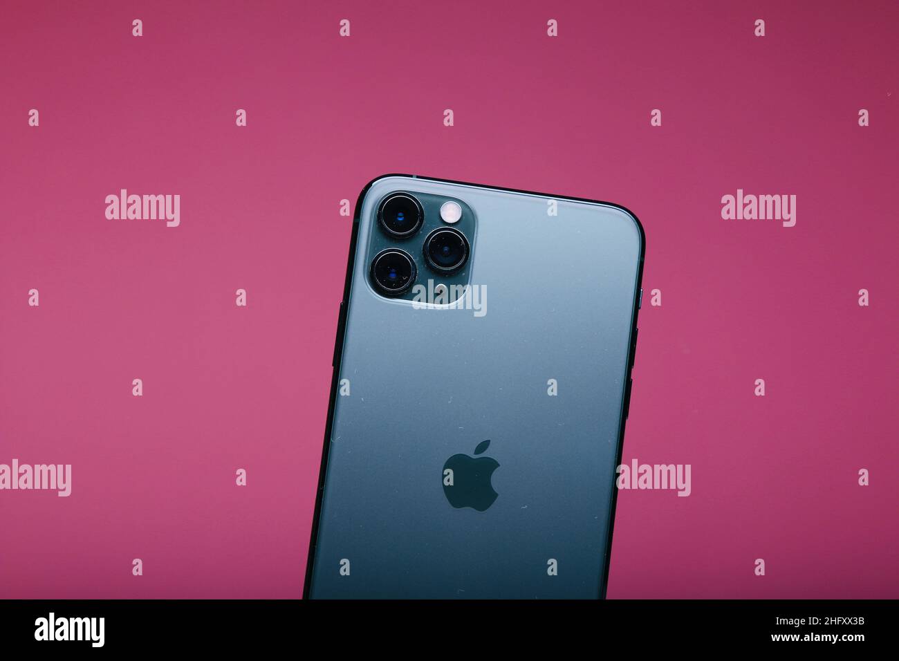 Zwolle, Nederland October 22, 2019, Customer holding the Iphone 11