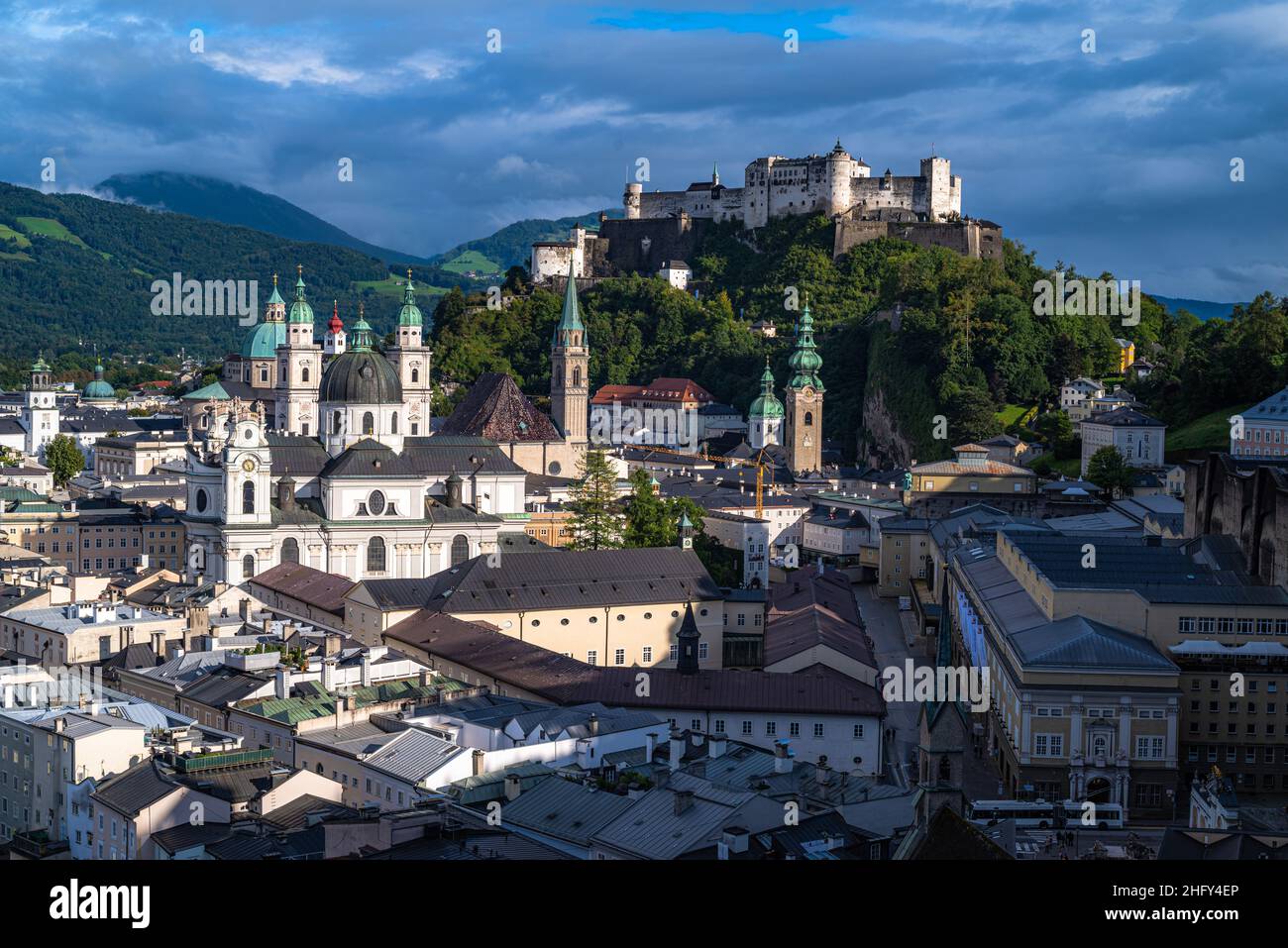 Salzburg im Spätsommer, Stadtansichten Stock Photo