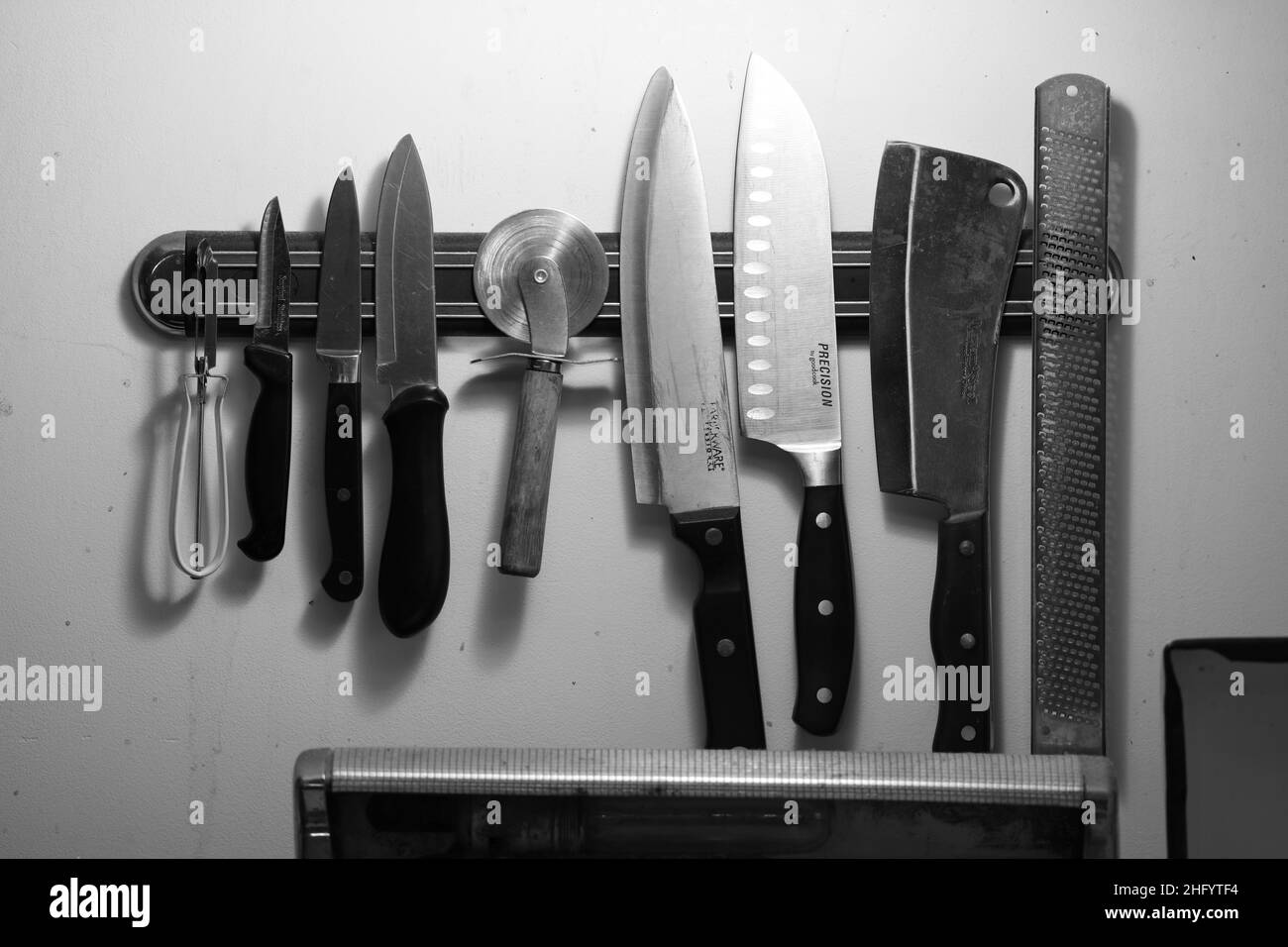 Kitchen Knife Bar Stock Photo Alamy