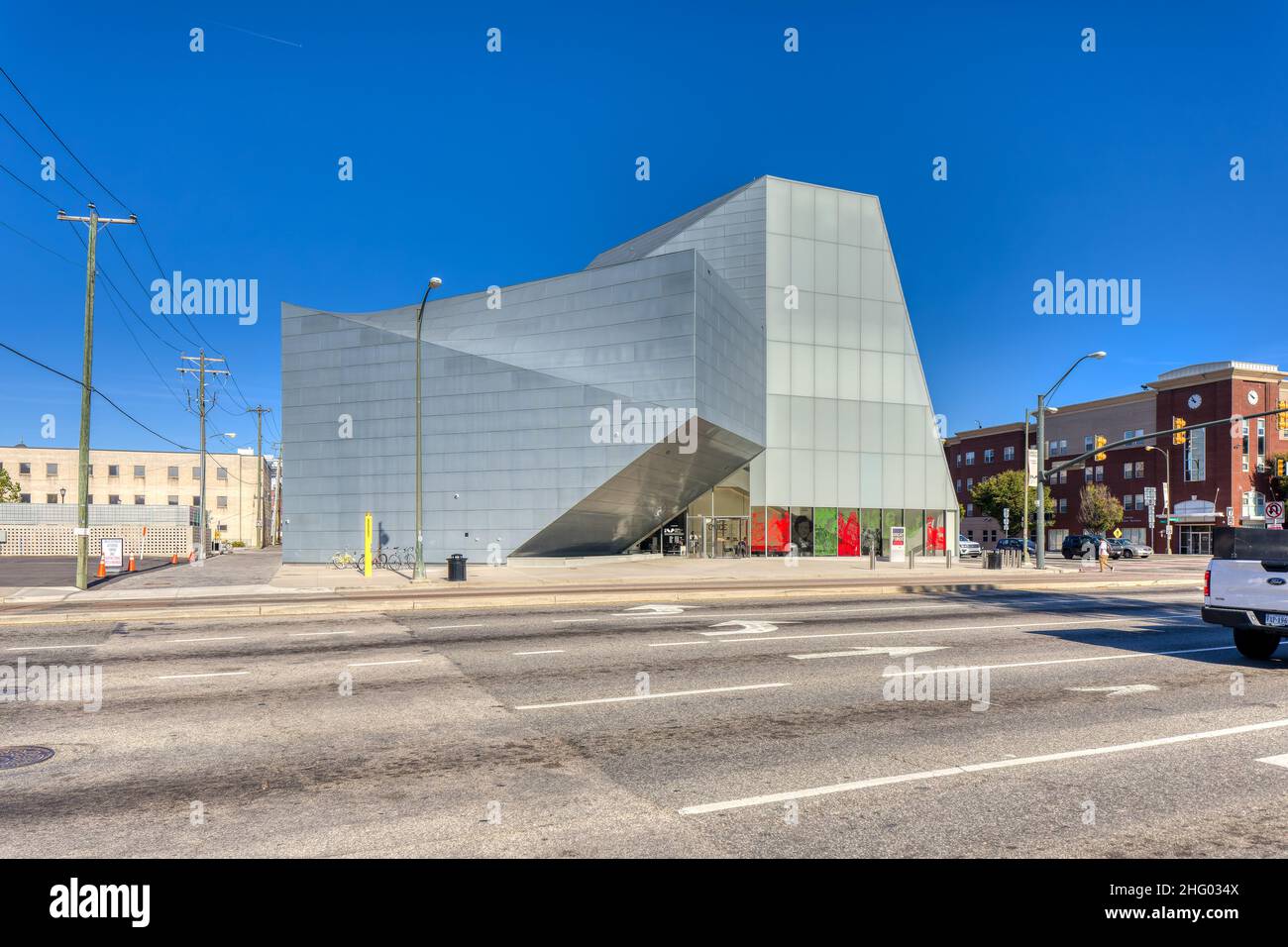 Institute for Contemporary Art at VCU, aka Markel Center. Striking environmental design. Stock Photo