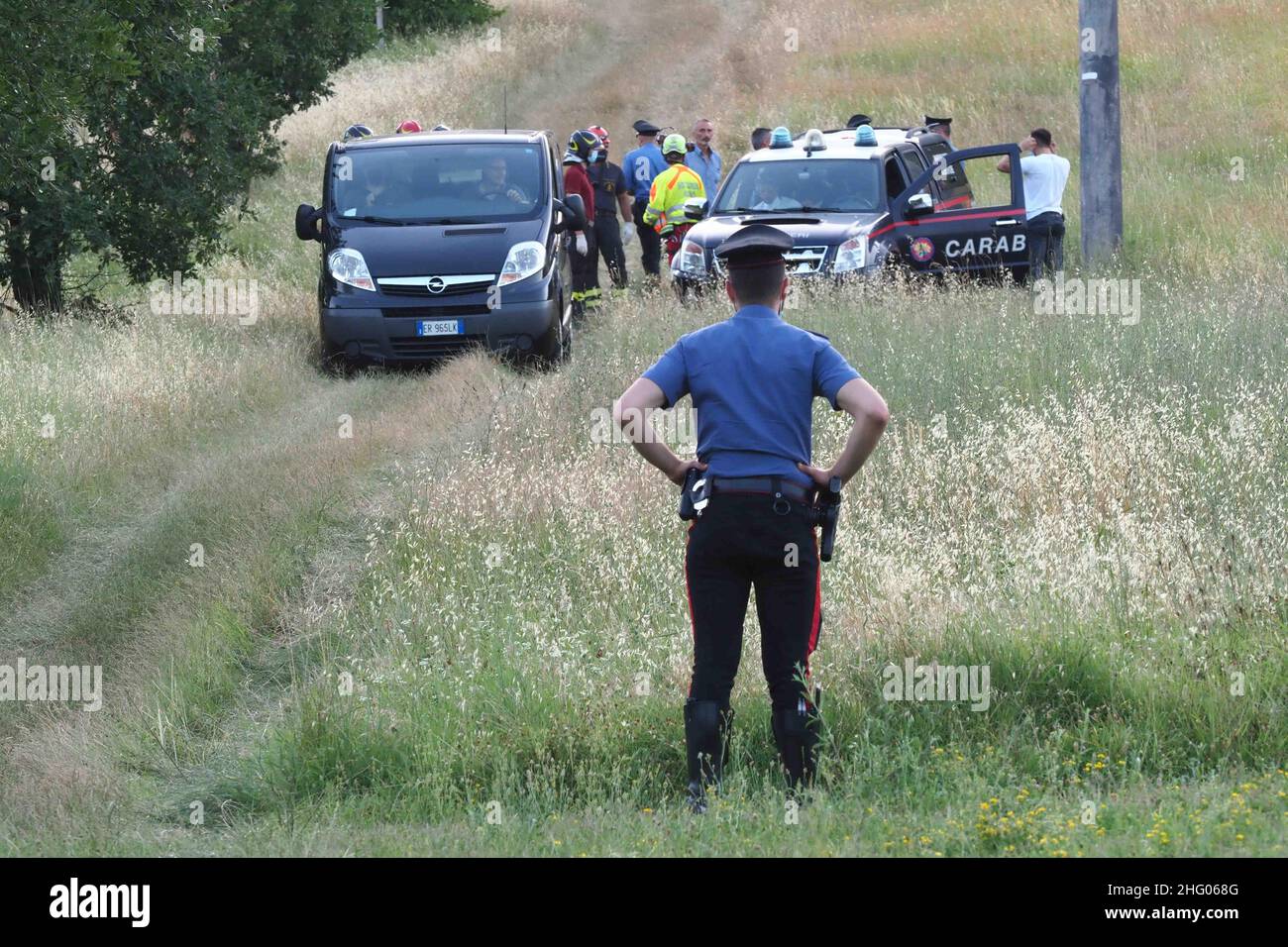 Michele Nucci/LaPresse June 28, 2021 - Bologna, ItalyNews In the pic: Search for the young woman in the countryside of Monteveglio in the Bologna area Stock Photo