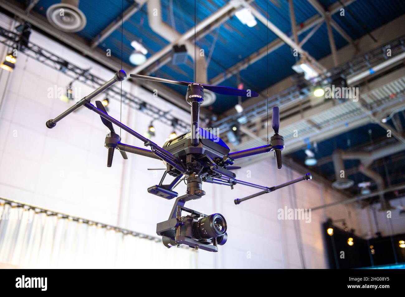 Las Vegas, USA. 06th Jan, 2022. Sony is showing the Airpeak S1 camera