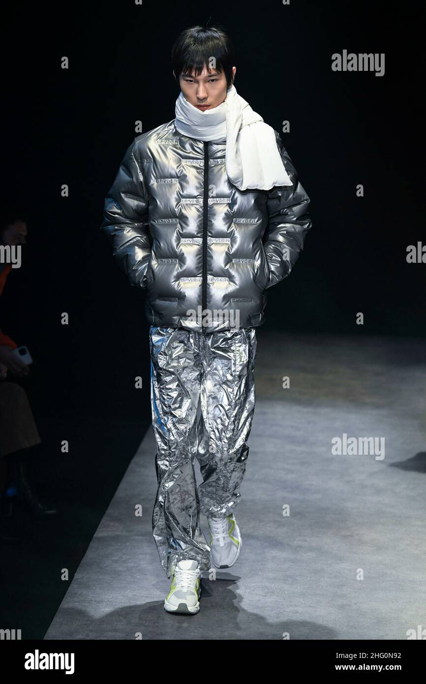 SPYDER Fall/Winter 202223 Runway during Milan Fashion Week Menswear