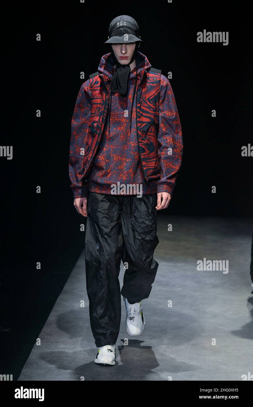SPYDER Fall/Winter 202223 Runway during Milan Fashion Week Menswear