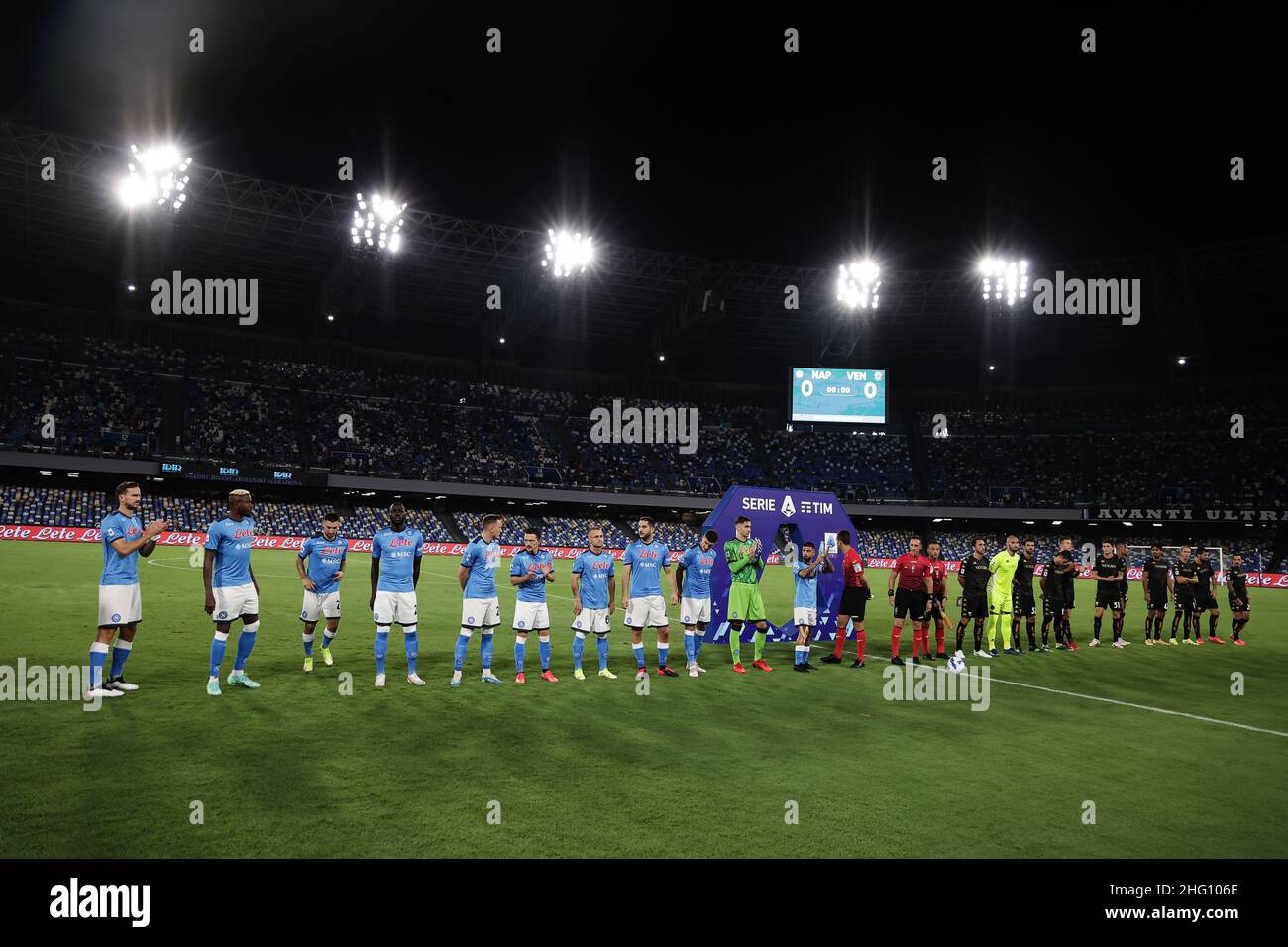 Alessandro Garofalo/LaPresse August 22, 2021 Naples, Italy sport soccer