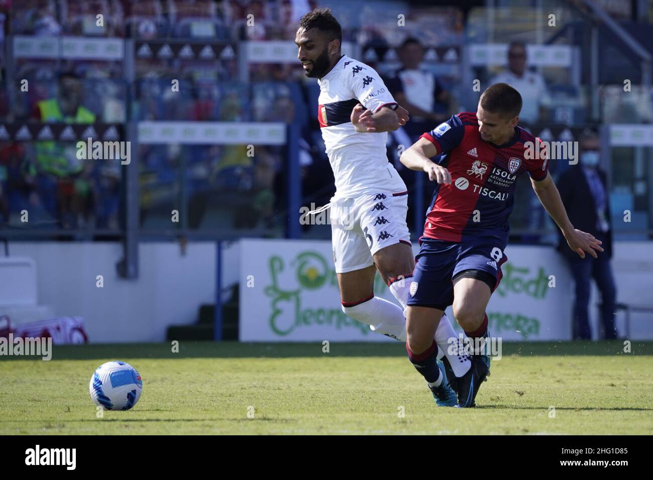 Genoa CFC Vs Cagliari Calcio Editorial Photo - Image of marin