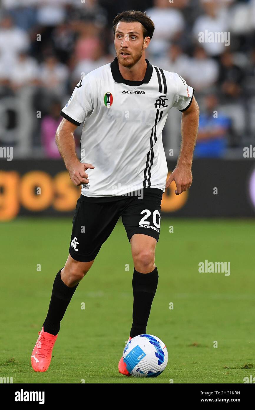 Foto Tano Pecoraro/LaPresse 22 Settembre 2021 - La Spezia, Italia Sport,  Calcio Spezia vs Juventus - Campionato italiano di calcio Serie A TIM  2021/2022 - Stadio Alberto Picco Nella foto: bastoni Photo