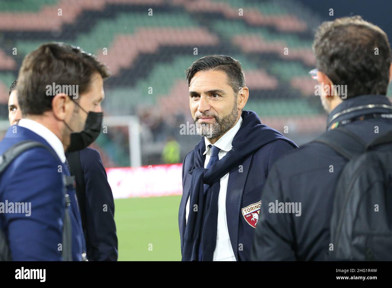 Paola Garbuio/LaPresse september 27 , 2021 Venezia, Italy sport soccer Venezia vs Torino -Italian Football Championship League A TIM 2021/2022 - Penzo stadium. In the pic: pre match,Davide Vagnati Stock Photo