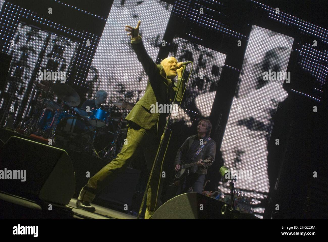 R.E.M. perform live in concert at the Future Show in Bologna Stock