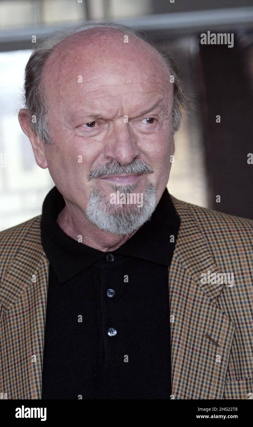 Omero Antonutti attends the premiere of 'The Miracle at St. Anna' at   Stock Photo