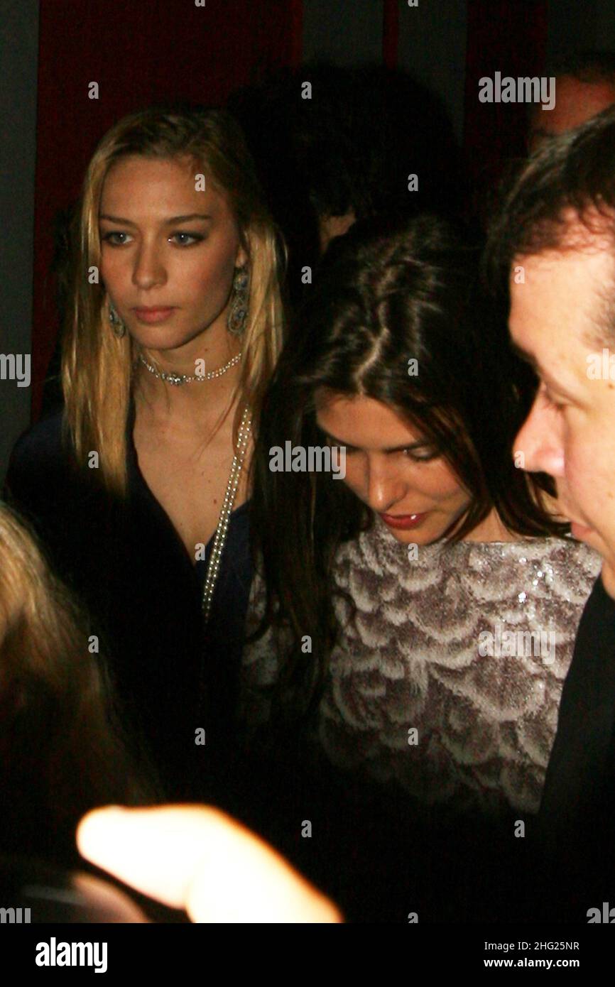 Charlotte Casiraghi and Beatrice Borromeo leaving The Stella McCartney