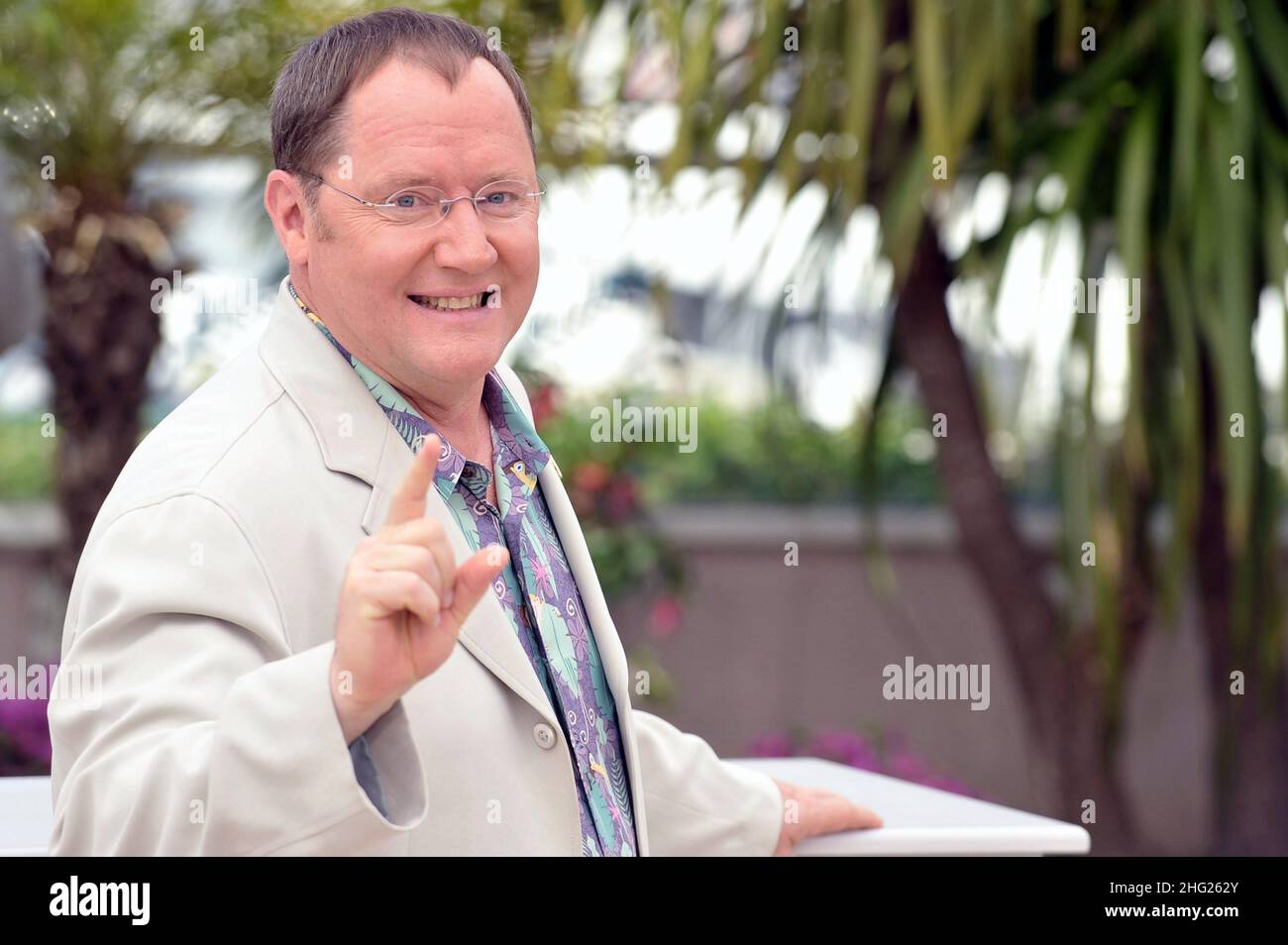 John Lasseter poses for photographers during the photocall of 3D ...