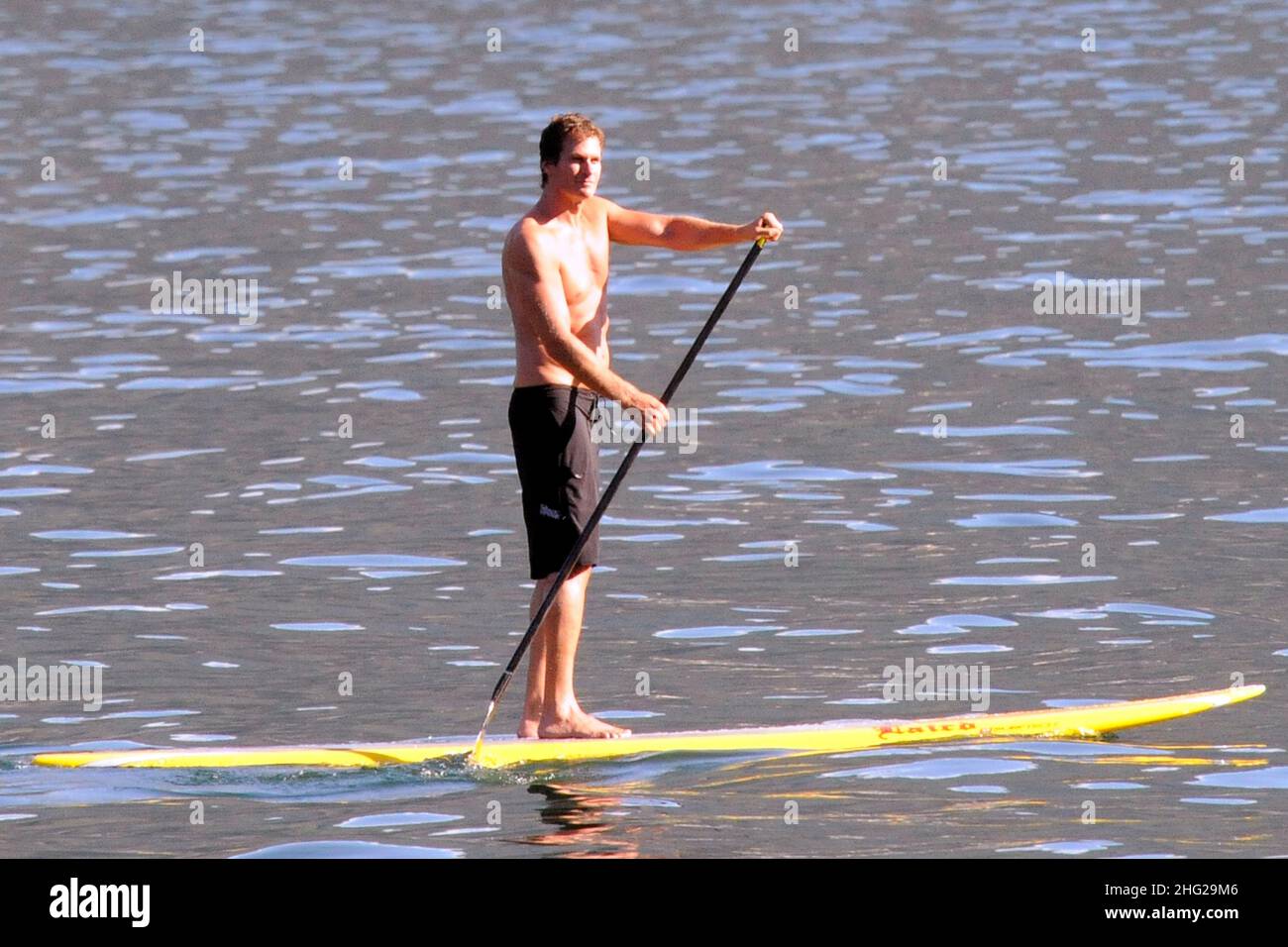 Who Is Randy Gerber Randy Gerber, husband of Cindy Crawford, is seen on Lake Como opposite ...