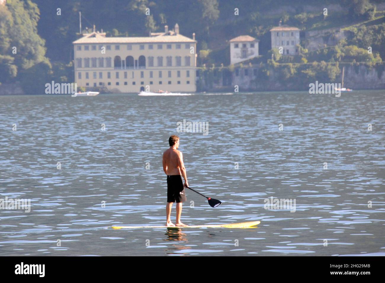 Who Is Randy Gerber Randy Gerber, husband of Cindy Crawford, is seen on Lake Como opposite ...