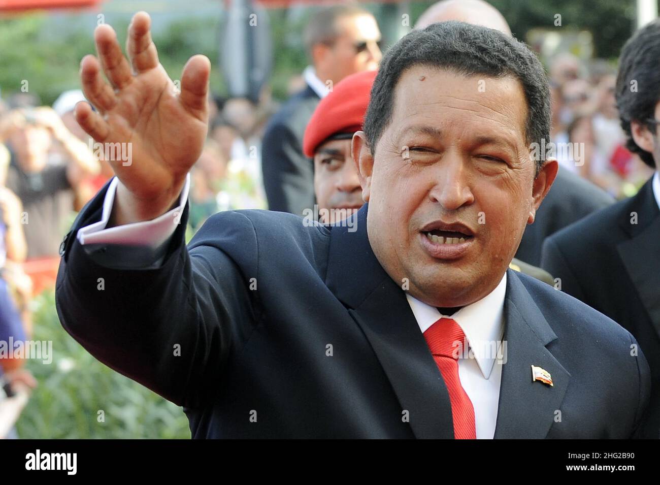 Venezuela's president hugo chavez hi-res stock photography and images ...