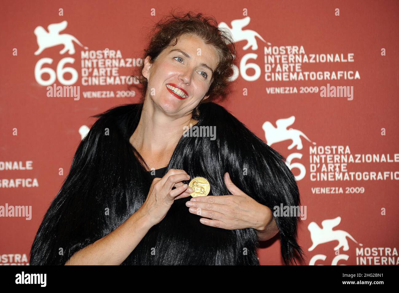 Sylvie Olive attending the Closing Ceremony photocall at the Palazzo del Casino during the 66th Venice Film Festival on September 12, 2009 in Venice, Italy. Stock Photo