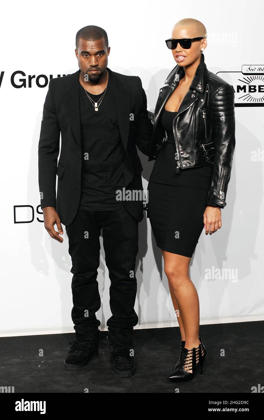 Kanye west and amber rose hi-res stock photography and images - Alamy
