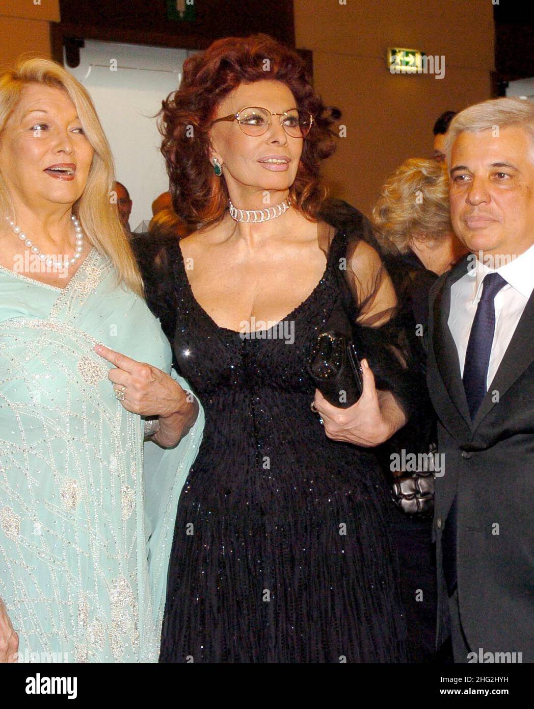 Sofia Loren at the opening of the 73rd edition of the 'Maggio Musical Fiorentino', during the annual month of lyrics concert at the Camunale theatre, Florence  Stock Photo