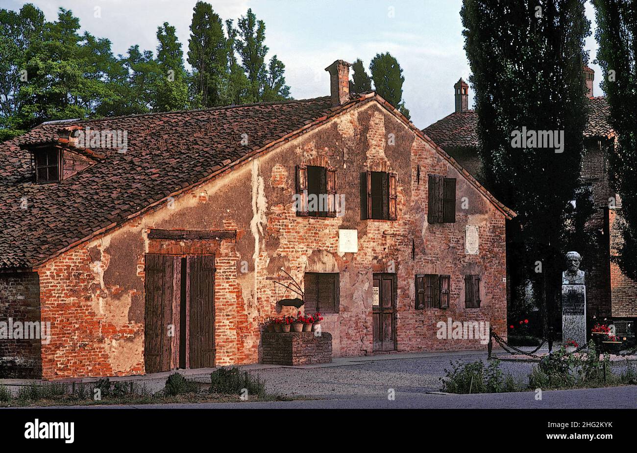 Roncole di Busseto. The birthplace of Giuseppe Verdi.(photo from 1985