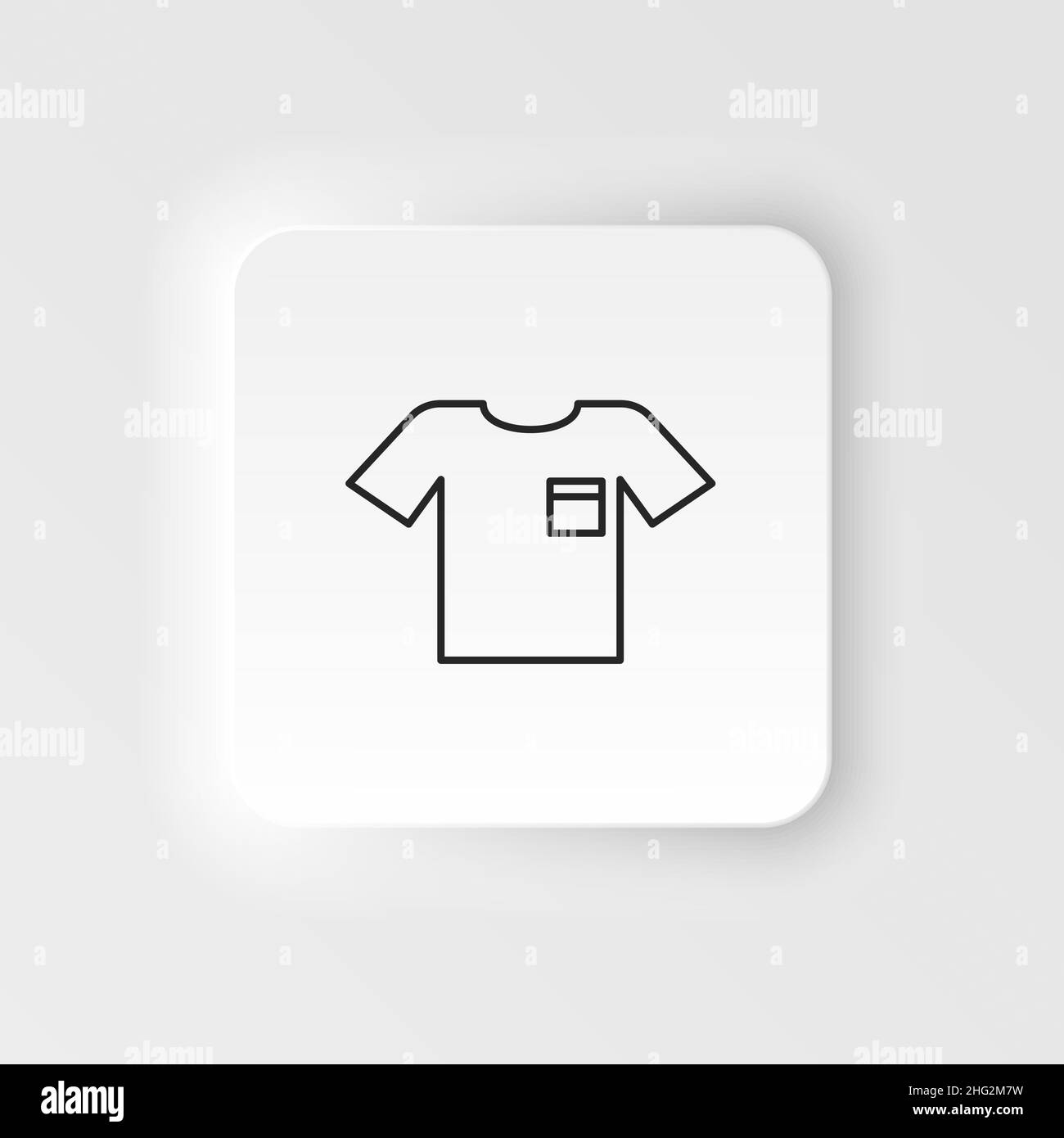 Cotton clothes, shirt icon. Simple element illustration natural concept