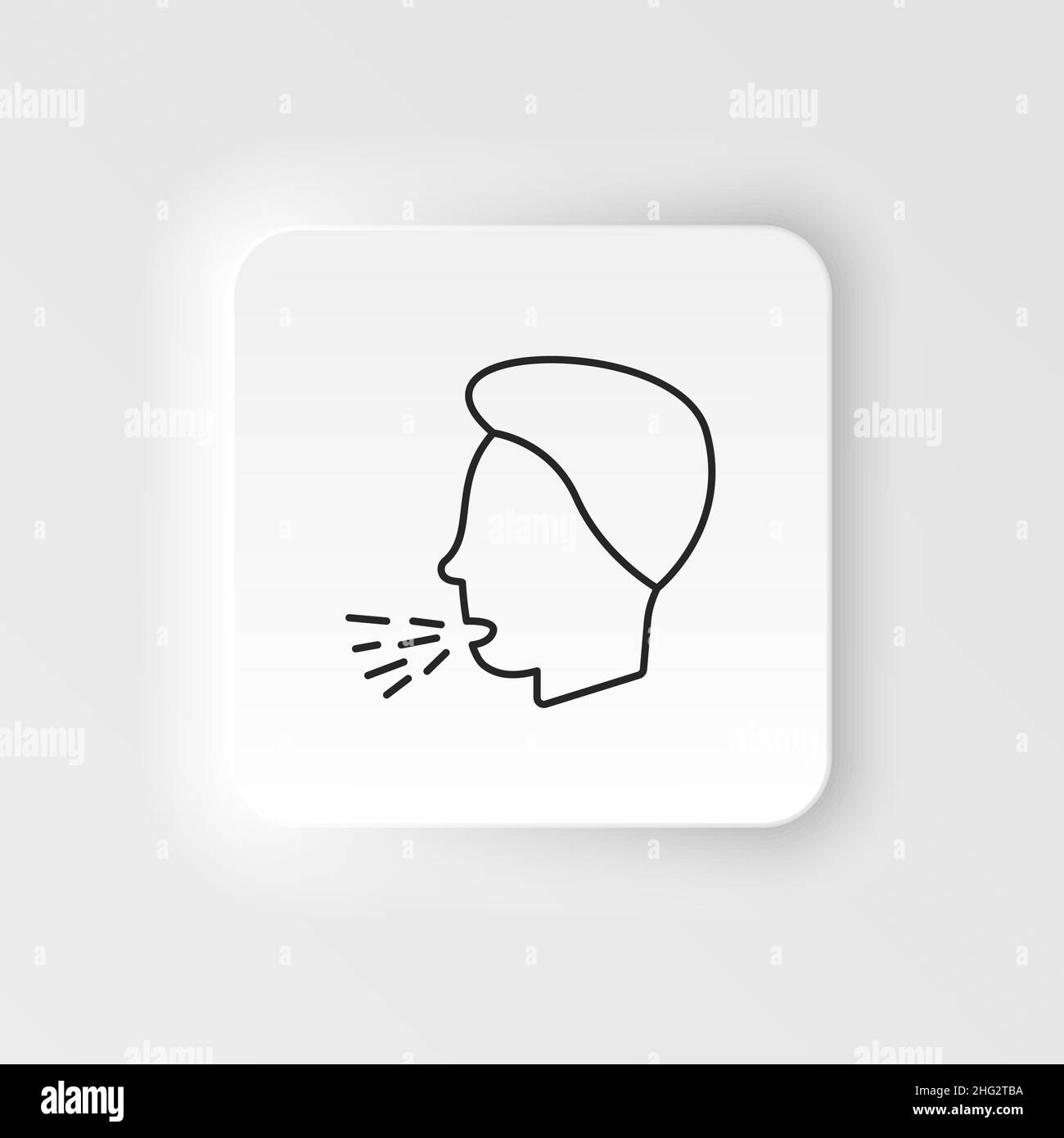 Diseases, cough vector. Muscle aches, cold and bronchitis, pneumonia and fever, health medical