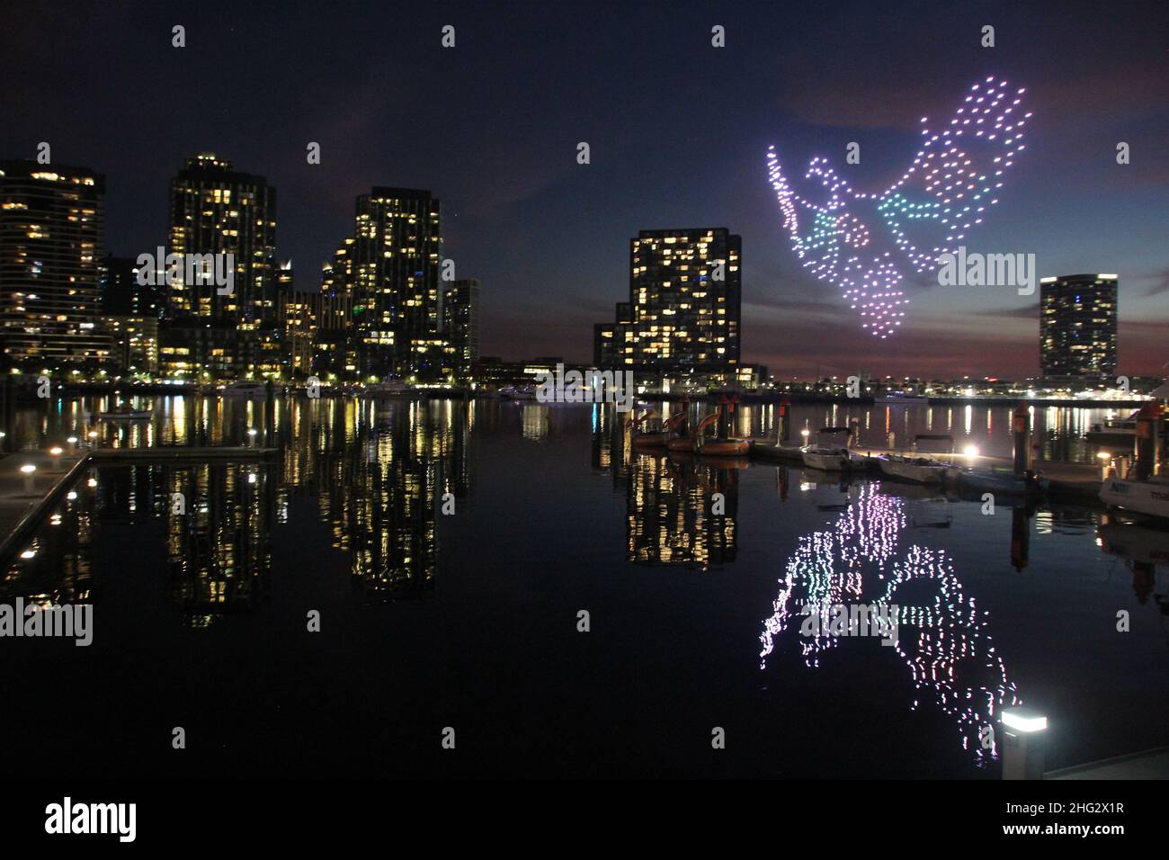 Drone light show hires stock photography and images Alamy
