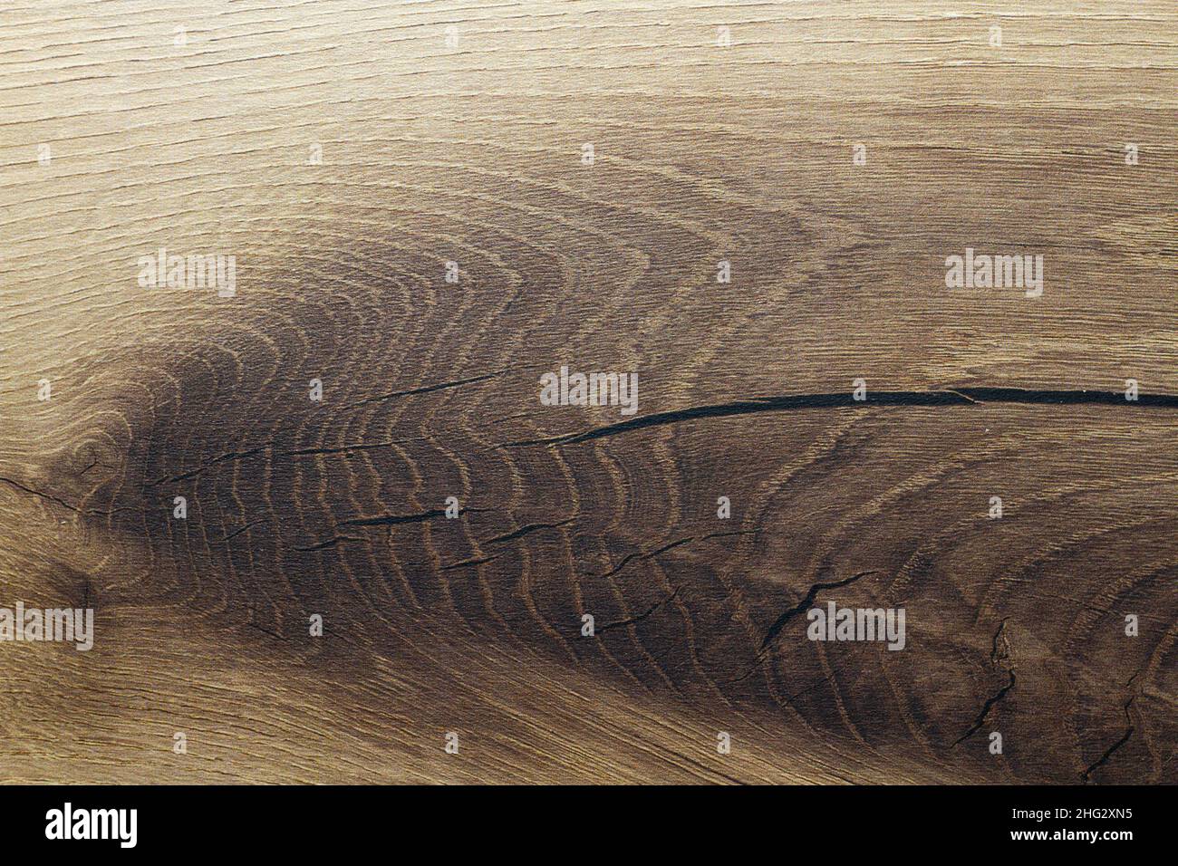 Wood texture. Wooden board close up. The cracks are deep. Laminate flooring. Tree rings in a cut