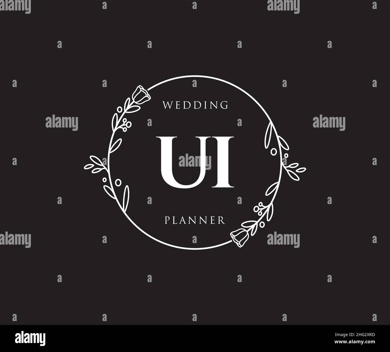 UI feminine logo. Usable for Nature, Salon, Spa, Cosmetic and Beauty ...