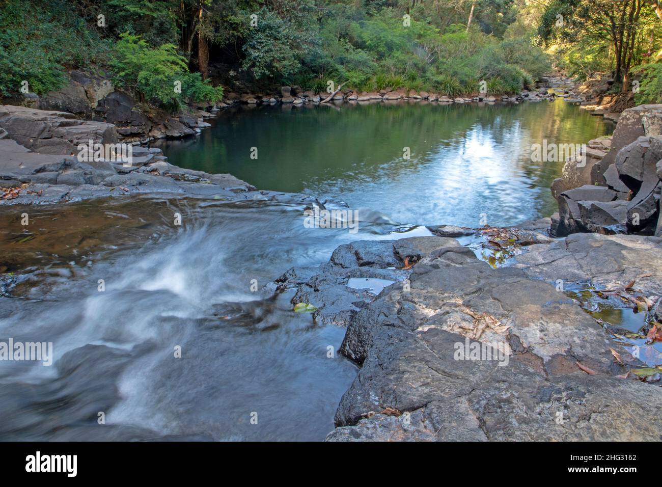 Gardners Falls, outside of Maleny Stock Photo