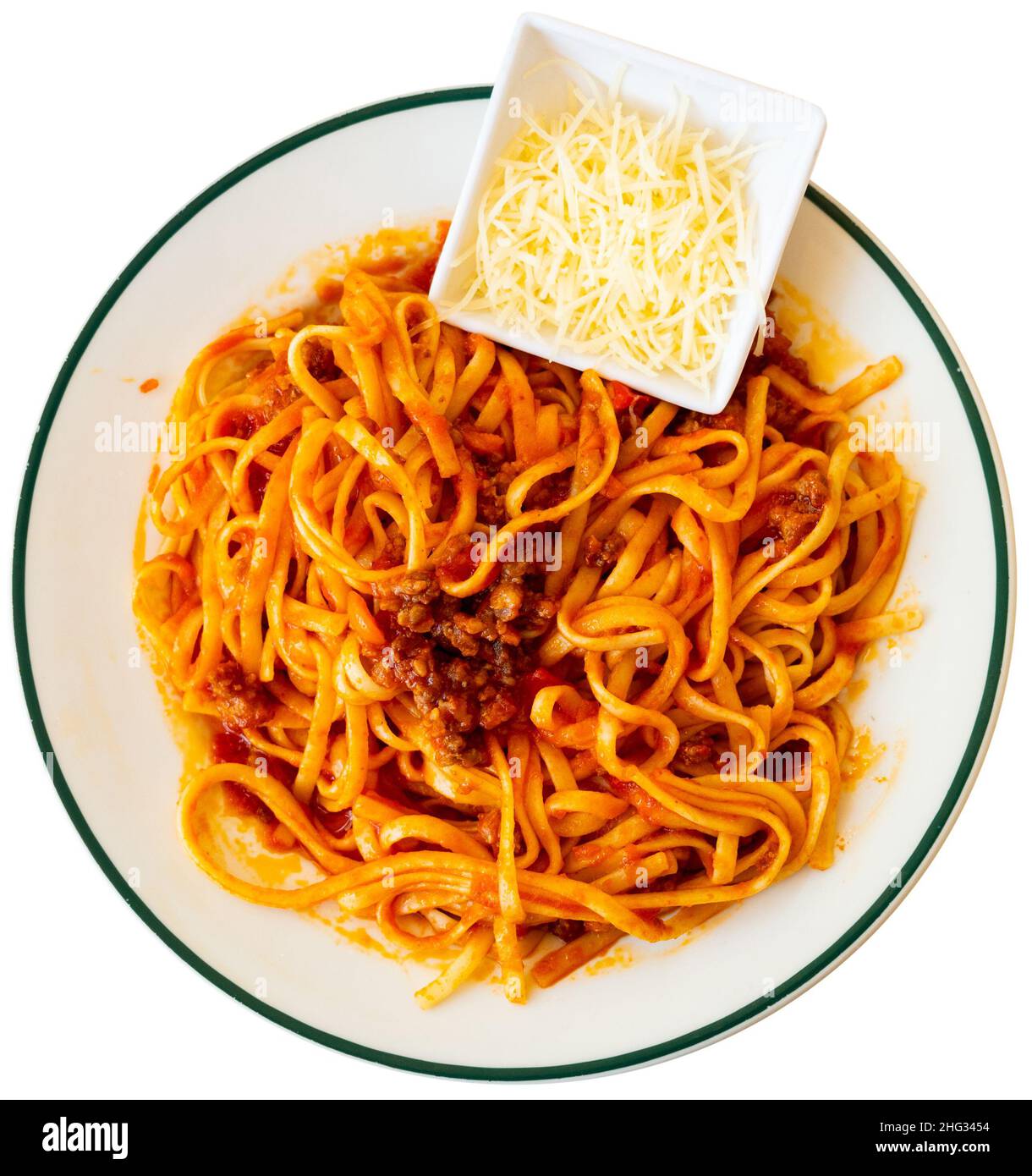Pasta bolognese, popular italian dish Stock Photo Alamy