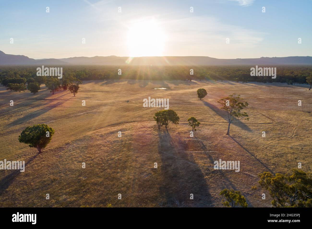 Up over trees fields aerial hi-res stock photography and images - Alamy