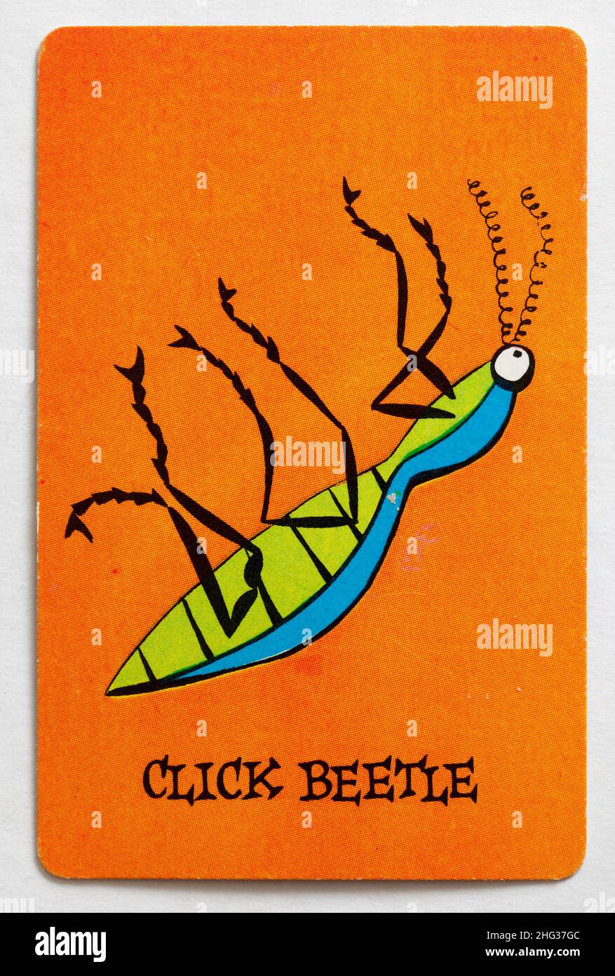 Skeeter Playing Card - Click Beetle Stock Photo