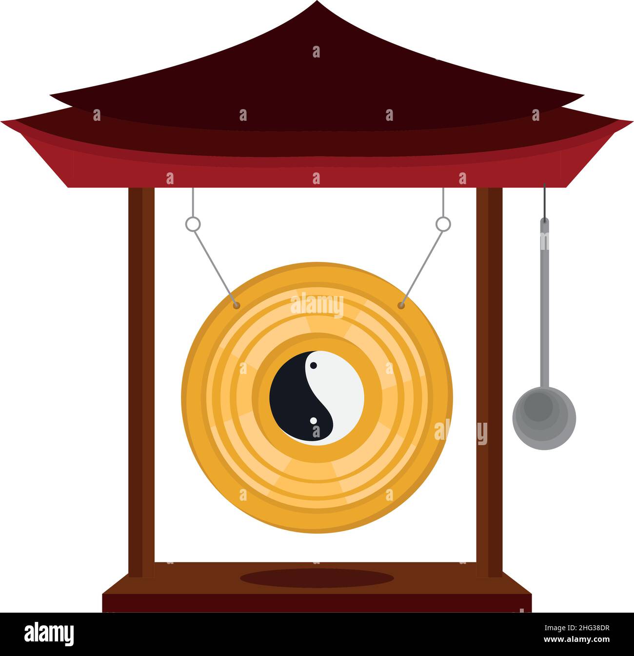 chinese culture gong Stock Vector Image & Art Alamy