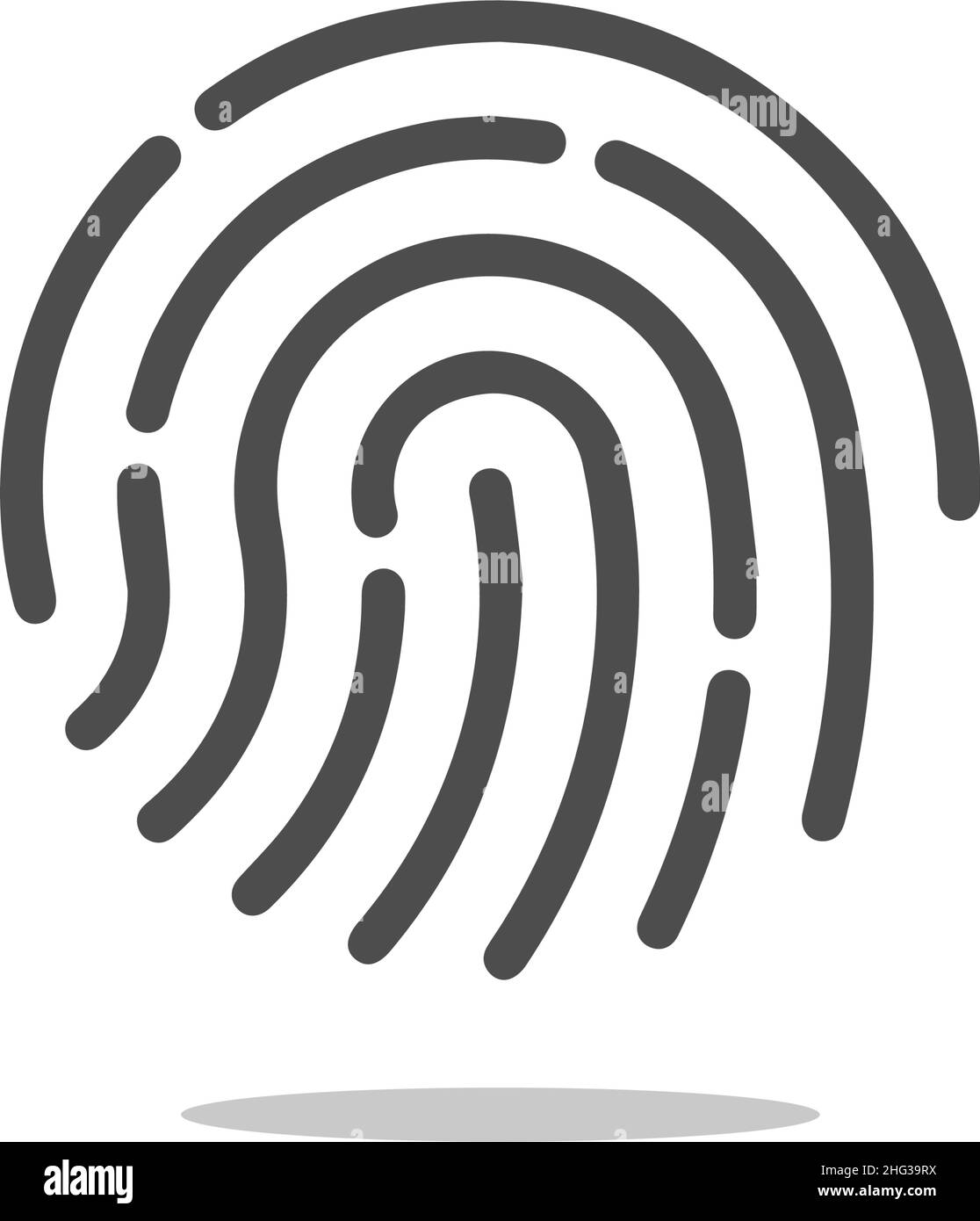 Значок отпечатка пальца