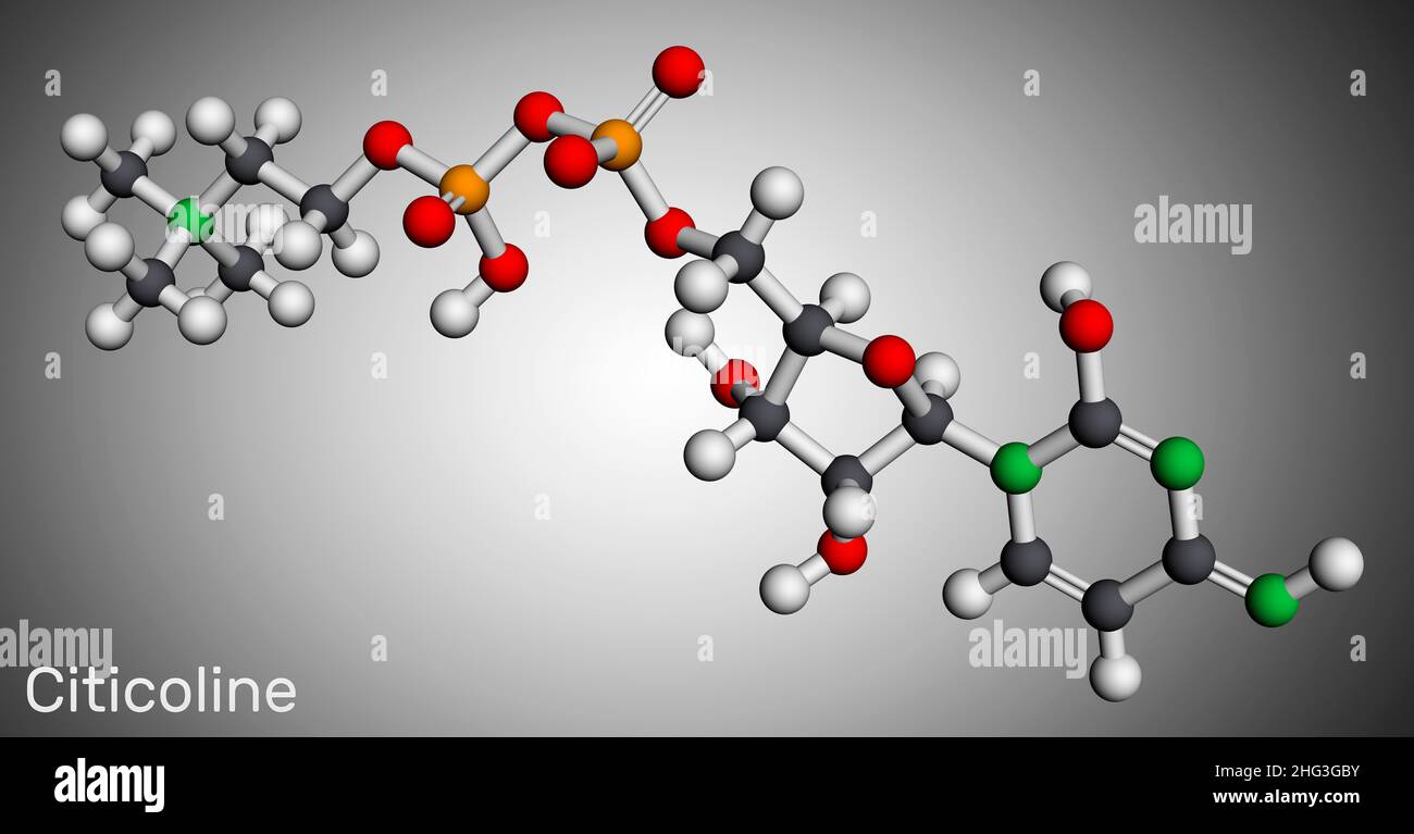 Citicoline, CDPcholine, cytidine diphosphatecholine molecule. It is