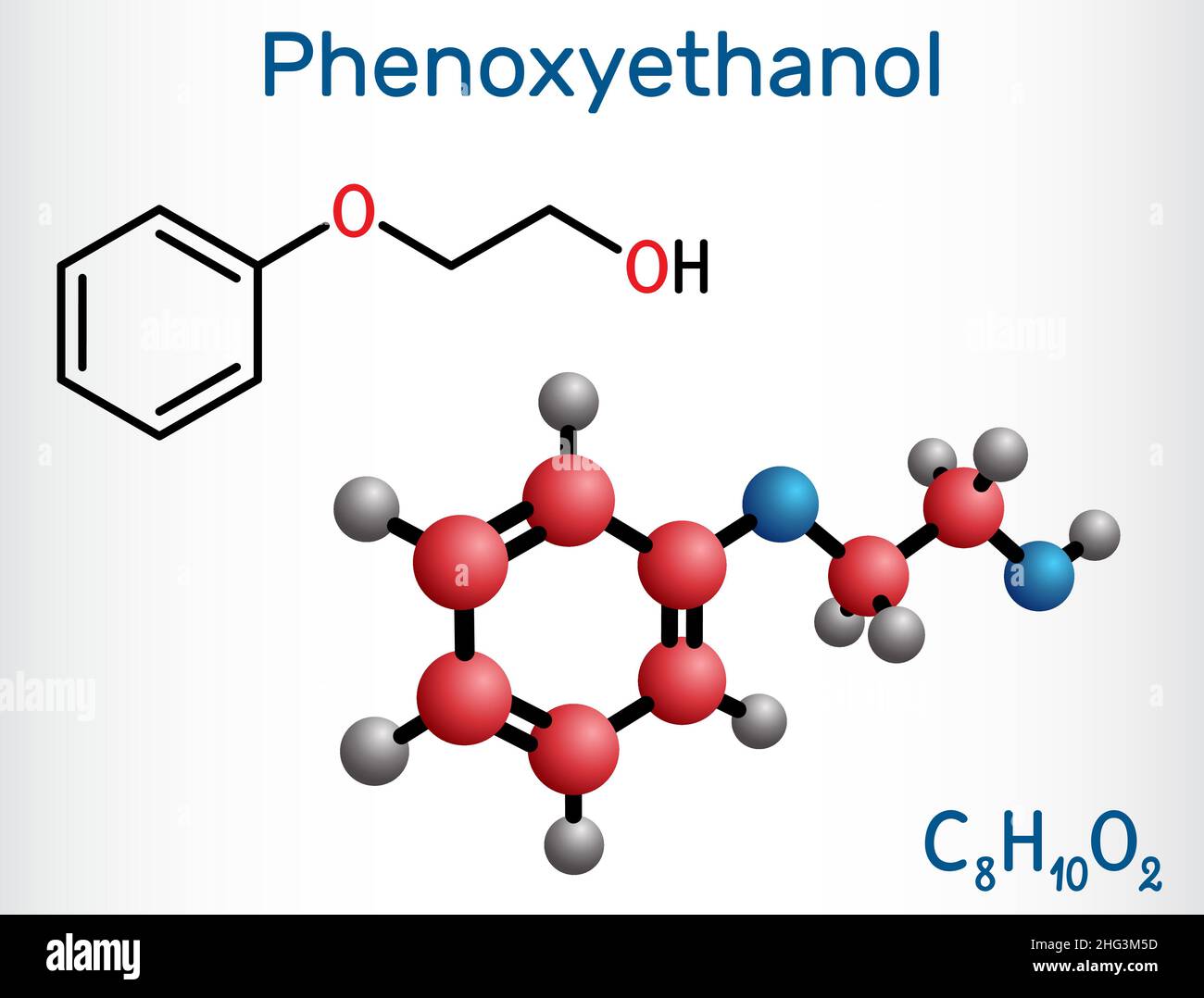 Phenoxyethanol preservative molecule Stock Vector Images Alamy Phenoxyethanol preservative molecule Stock Vector Images Alamy