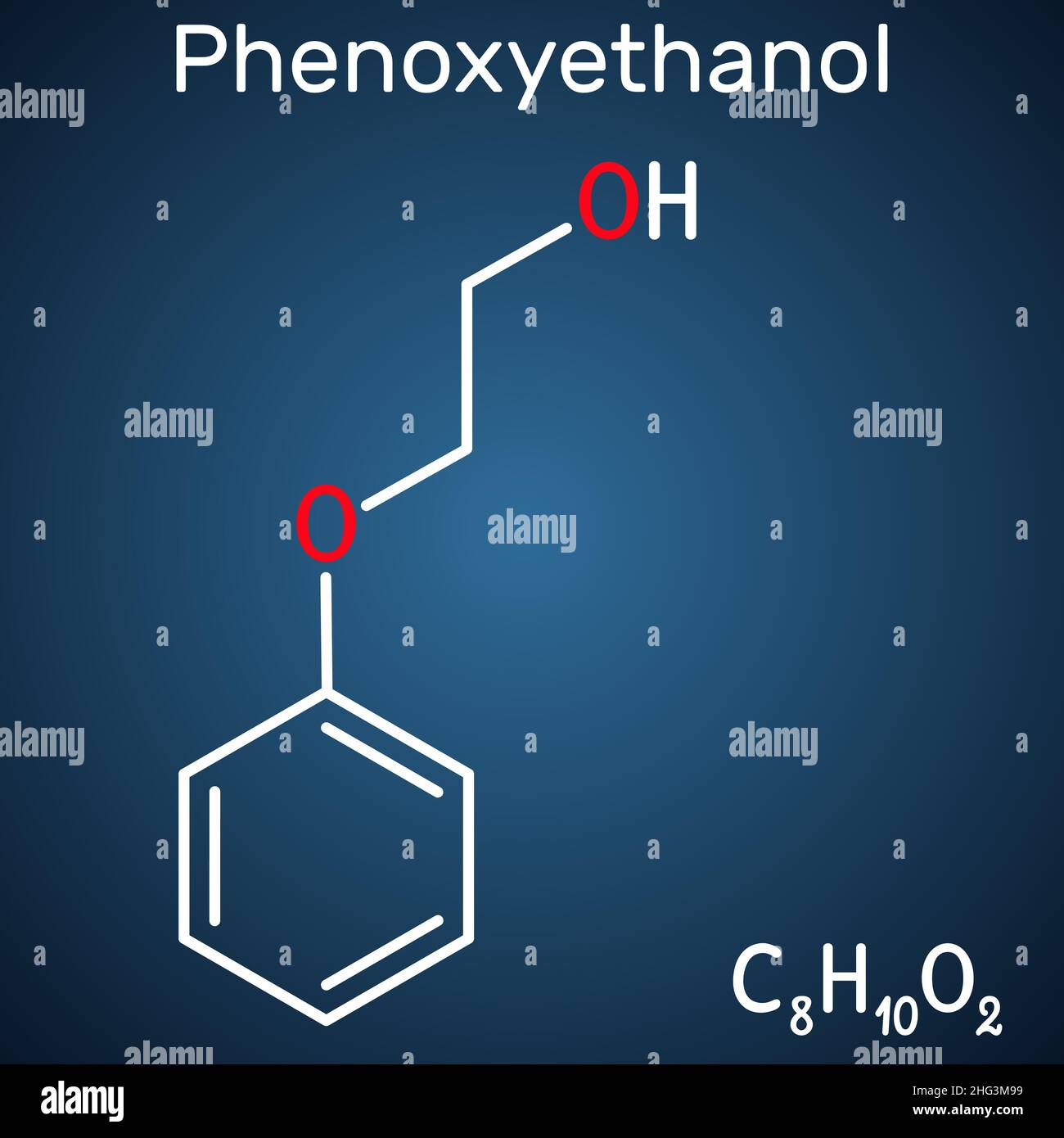 Phenoxyethanol preservative molecule Stock Vector Images Alamy Phenoxyethanol preservative molecule Stock Vector Images Alamy