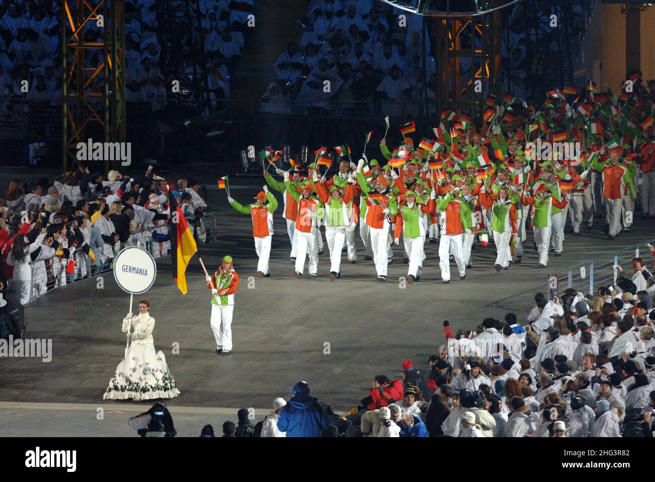 Turin Italy 20060210 Opening ceremony of the Winter Olympic Games of