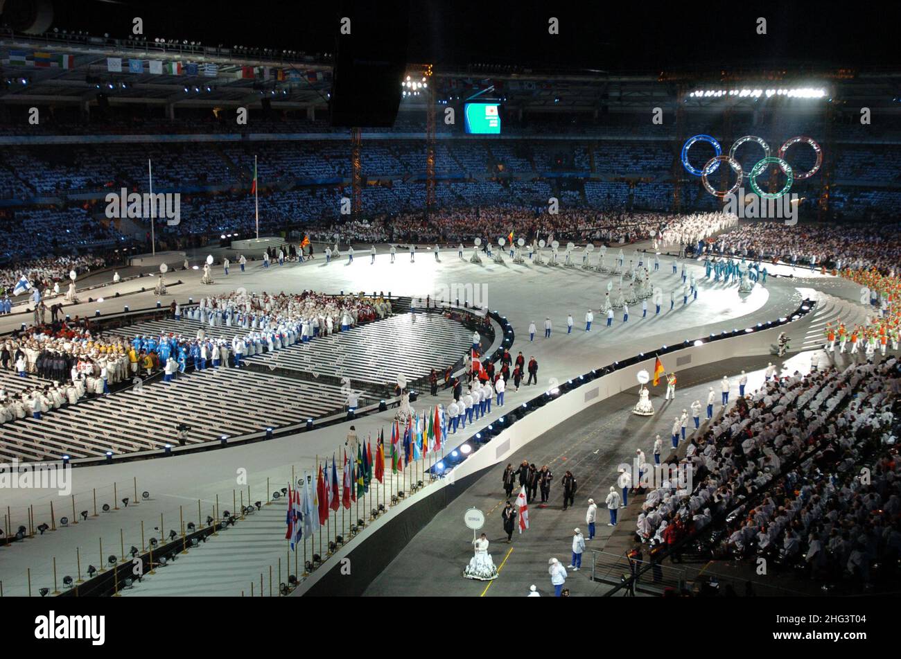Turin Italy 20060210 Opening ceremony of the Winter Olympic Games of