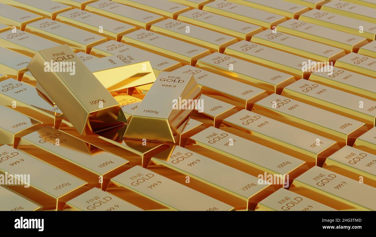 Stacks of gold bars hi-res stock photography and images - Alamy