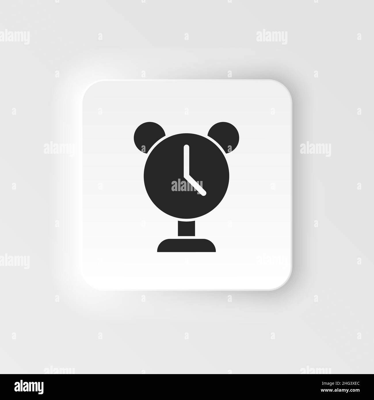 Alarm, clock icon Vector. Simple element illustration from UI concept