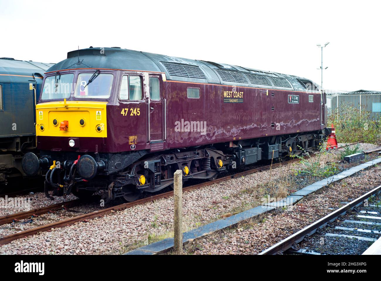 West Coast Railways class 47 VE Day 75th Anniversary, York Railway