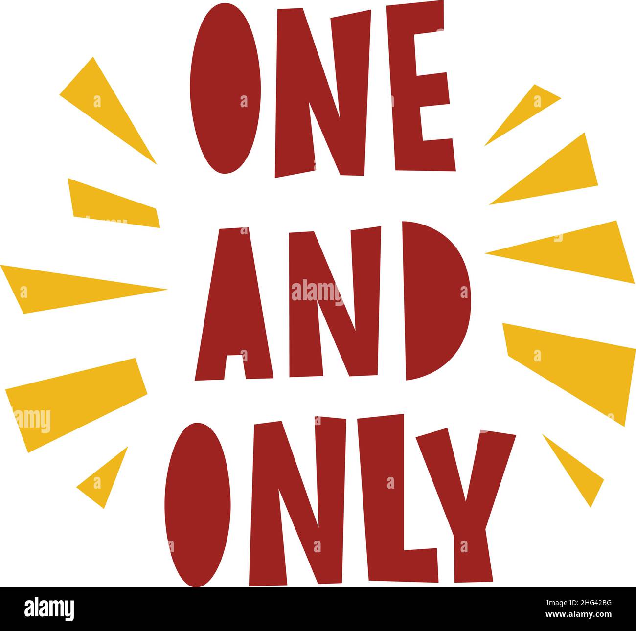 One Only Vector Vector lettering about love. Valentines Day. One and only Stock Vector ...