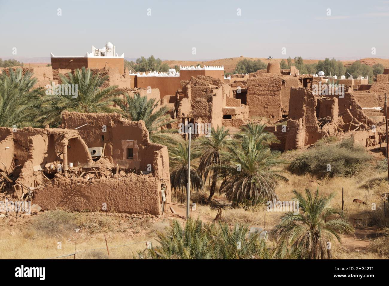 the old history in the antique kingdom of saudi arabia Stock Photo