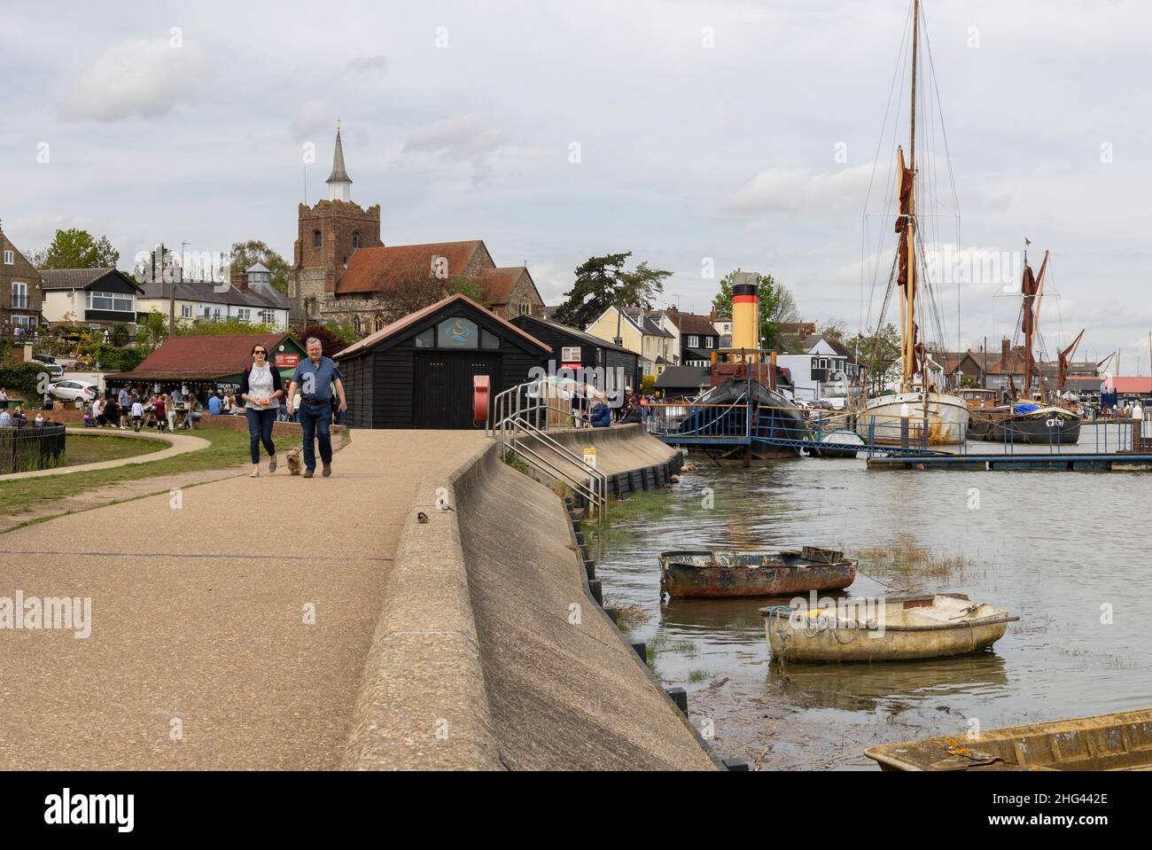 Maldon, Essex, waterfront Stock Photo Alamy