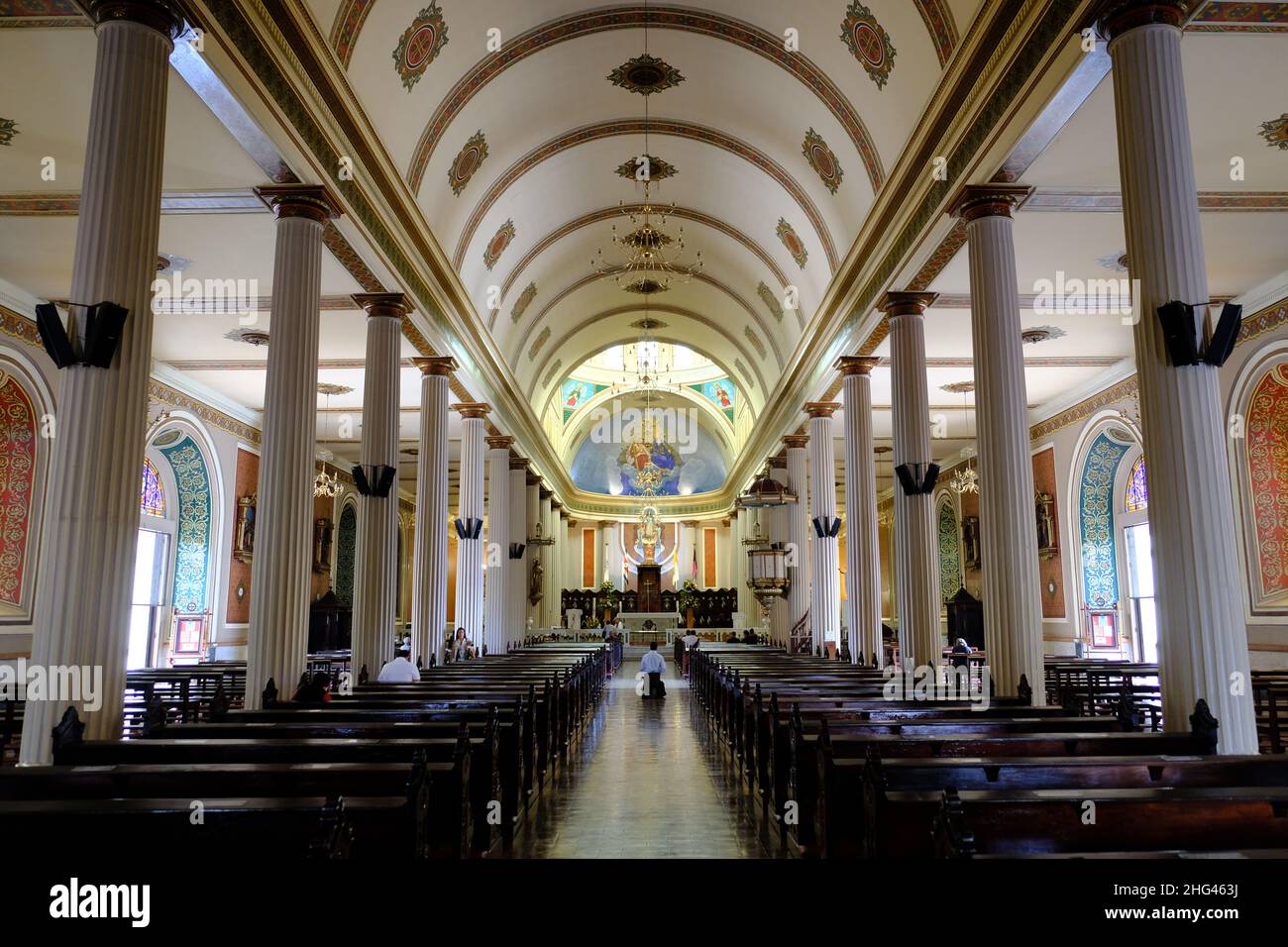 Costa Rica San Jose - Interior Metropolitan Cathedral Stock Photo