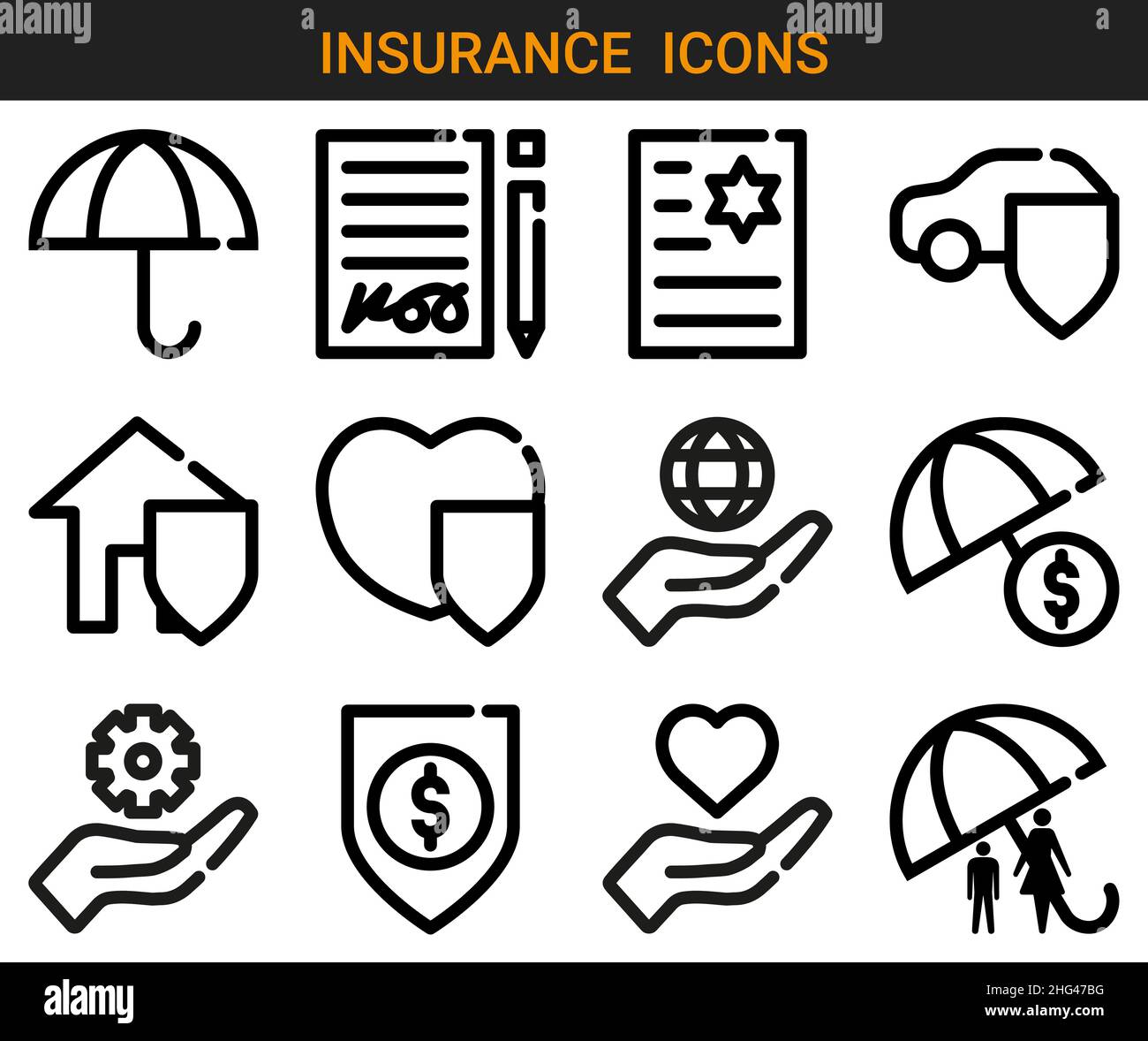 Underwriting Icon Vector Vectors Stock Vector Images Alamy