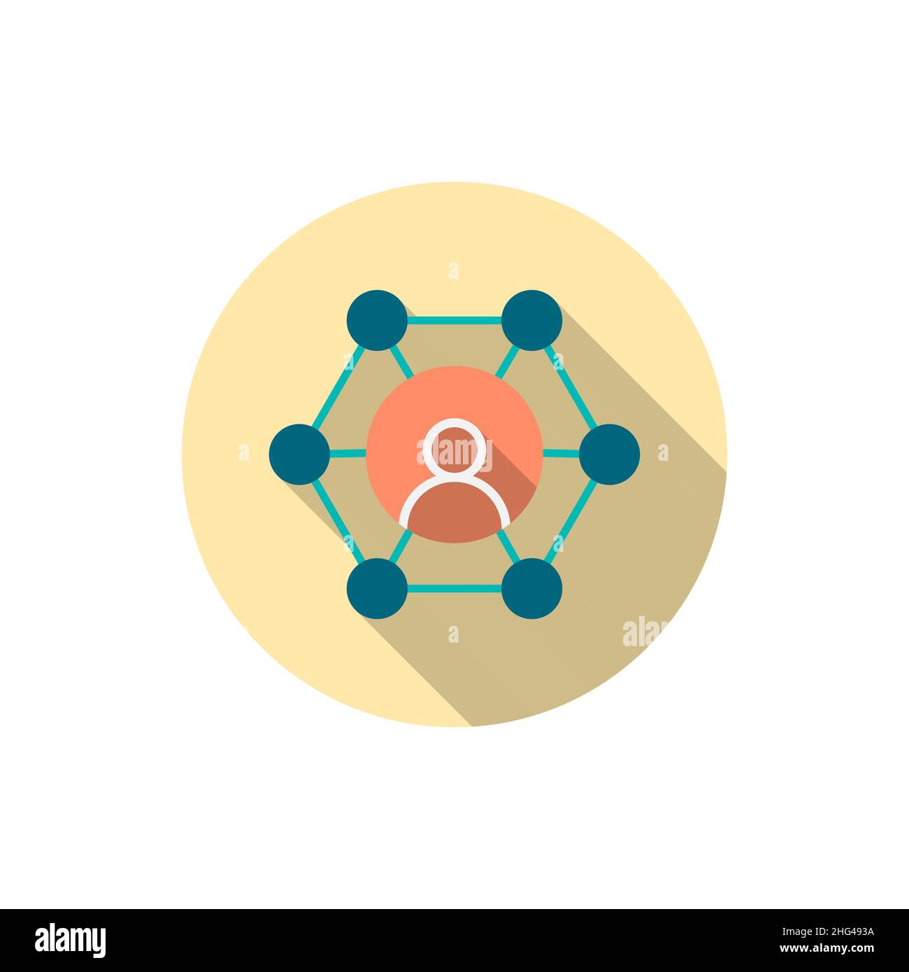 Information network community Stock Vector Images - Alamy