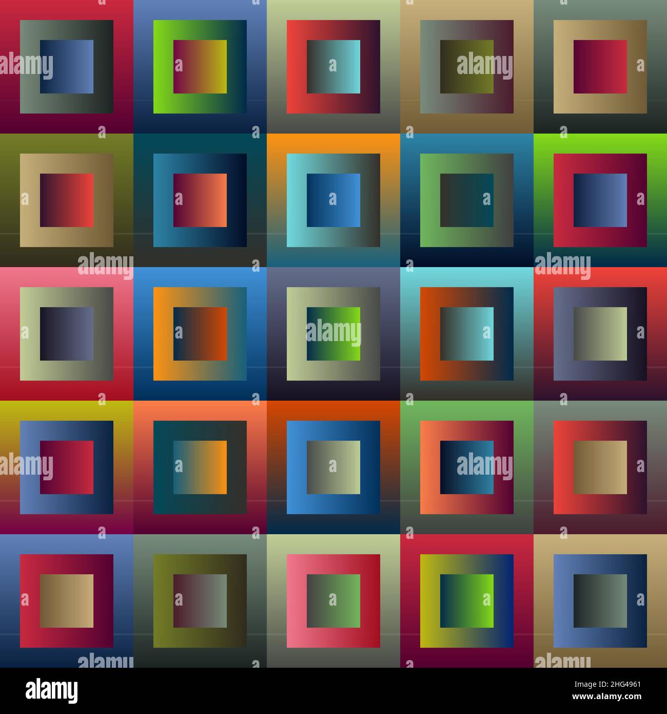 Geometric background - colored squares, a pattern for the holidays. Stock Vector